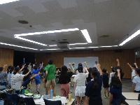 R7こども体験事業 事前研修(まつりの練習)