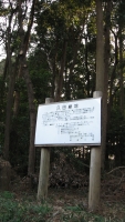 久田緑地に設置された案内看板の写真