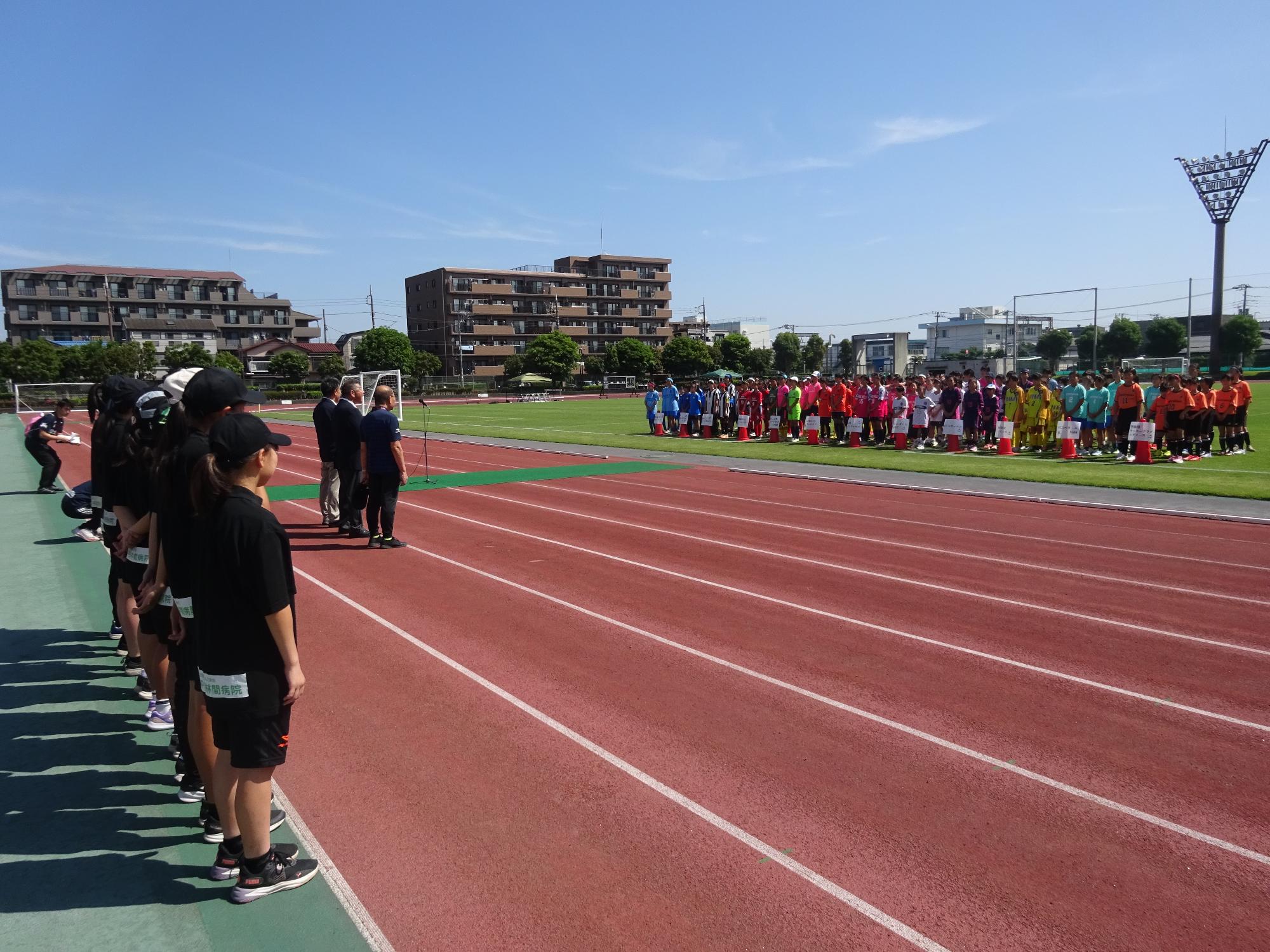 なでしこカップ2025（U-12）開会式