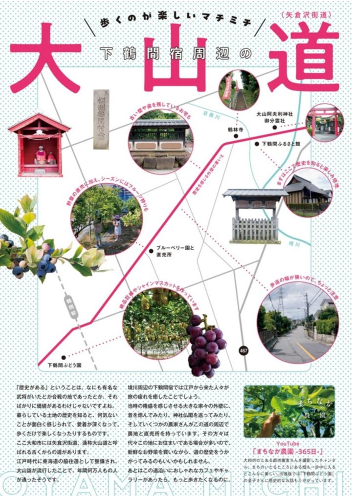 第22回街づくり賞受賞事例・旧下鶴間宿から鶴間駅までの大山道（矢倉沢街道）