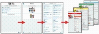 全国版救急受信アプリQ助のパソコン画面とスマホ画面のイラスト