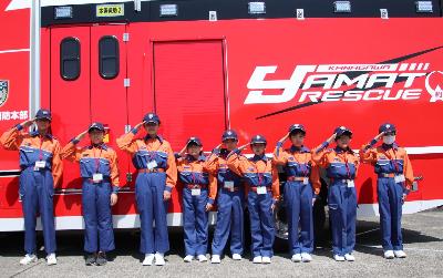 大和市少年消防団の第3分隊
