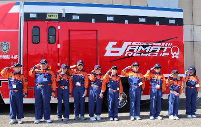 大和市少年消防団の第5分隊
