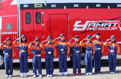 大和市少年消防団の第6分隊
