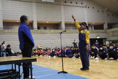 赤十字救急法競技会の選手宣誓