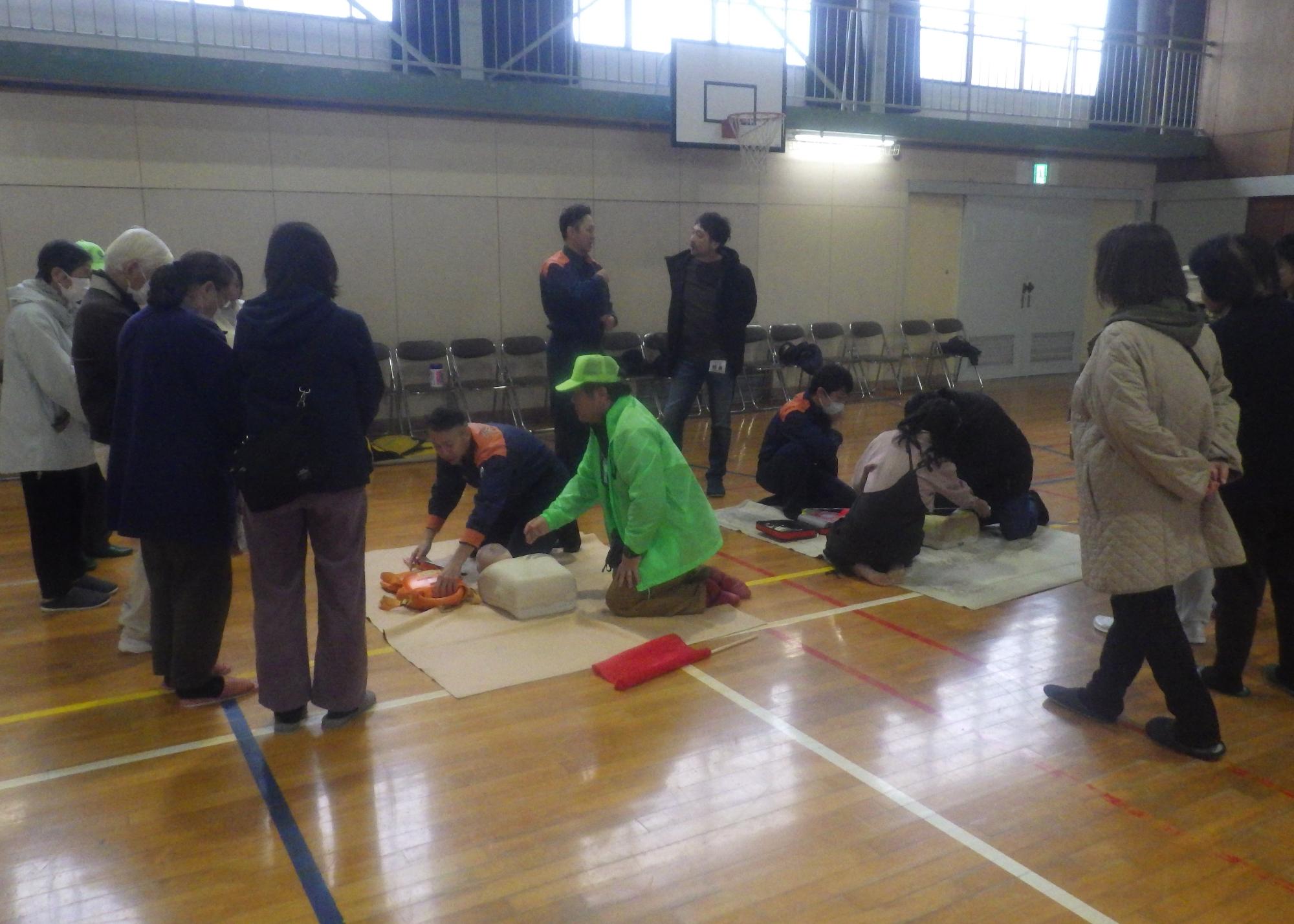 心肺蘇生法・AED取扱