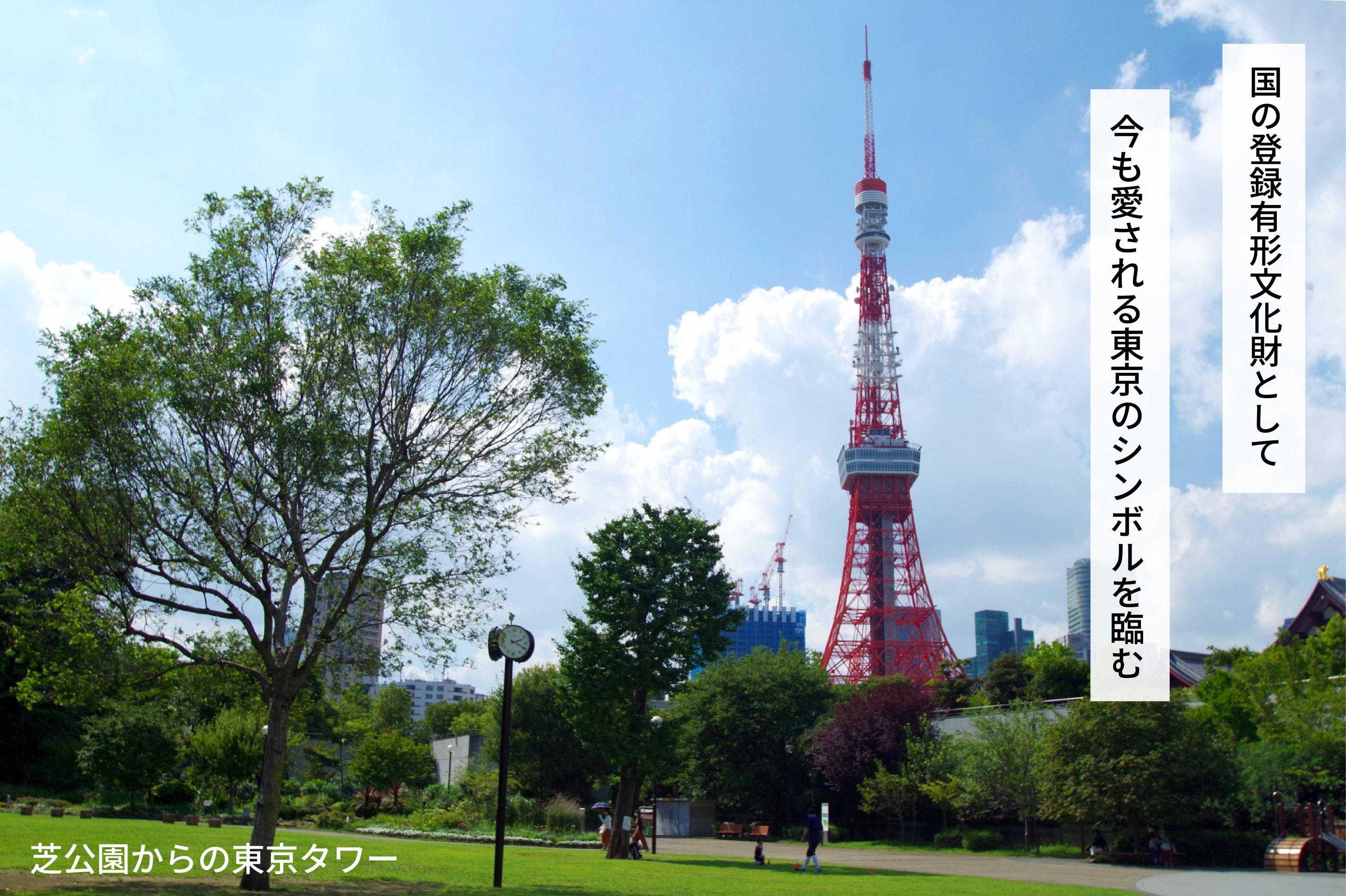 芝公園からの東京タワー